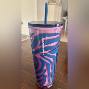 Starbucks Pink and Purple Tumbler